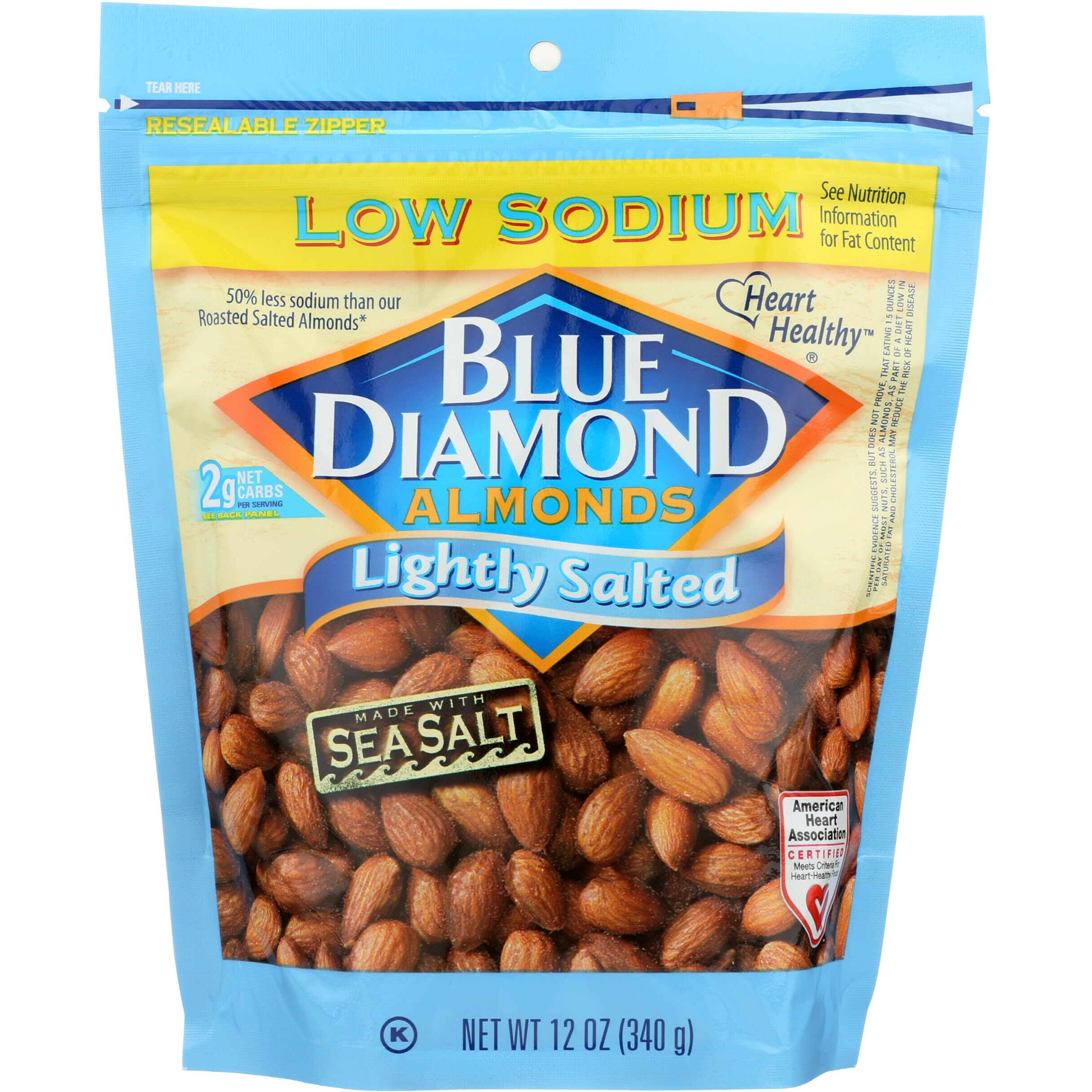 Blue Diamond Lightly Salted Almonds, 12 Oz