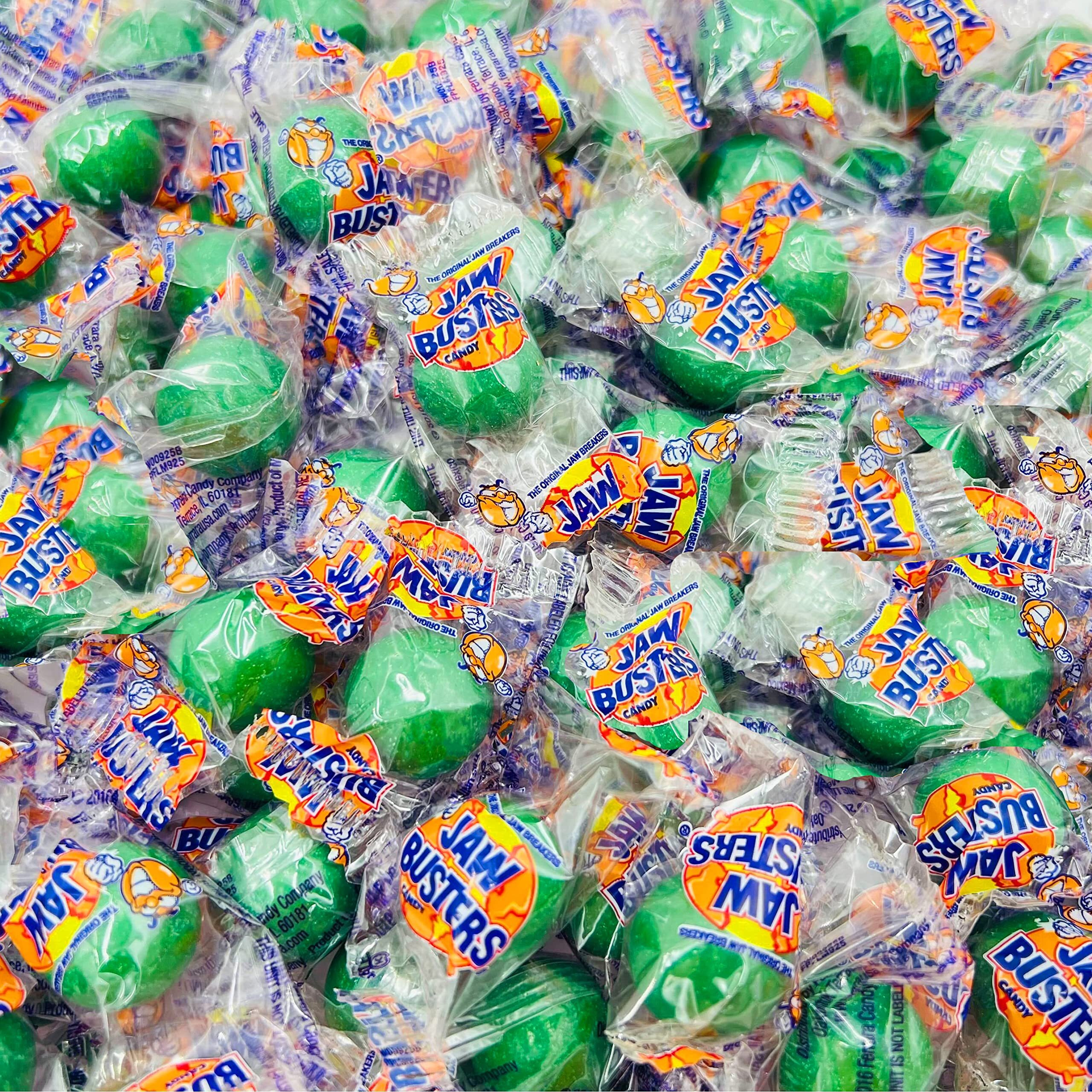Laetafood St. Patricks Day Jawbreakers Jaw Busters Green Hard Candy (2 Pound Bag)