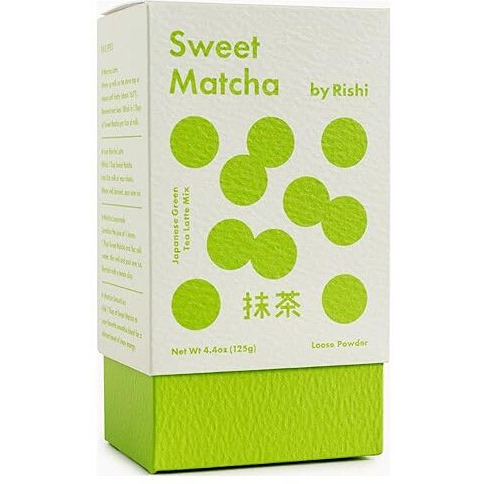 Rishi Tea Sweet Matcha - Organic Japanese Sweetened Green Tea Powder For Cafe-Quality Matcha Drinks, Hot Or Iced - 4.4 Ounces (Pack Of 1)