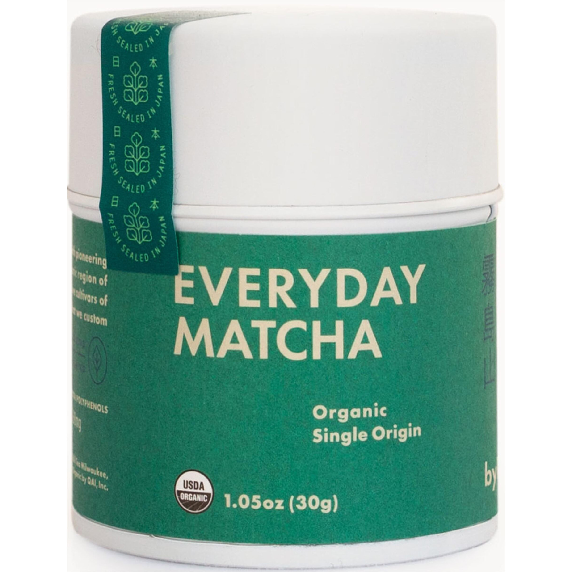 Rishi Tea Everyday Matcha - Organic Japanese Daily Matcha Green Tea Powder For Cafe-Quality Matcha Drinks, Hot Or Iced - 1.05 Oz Tin