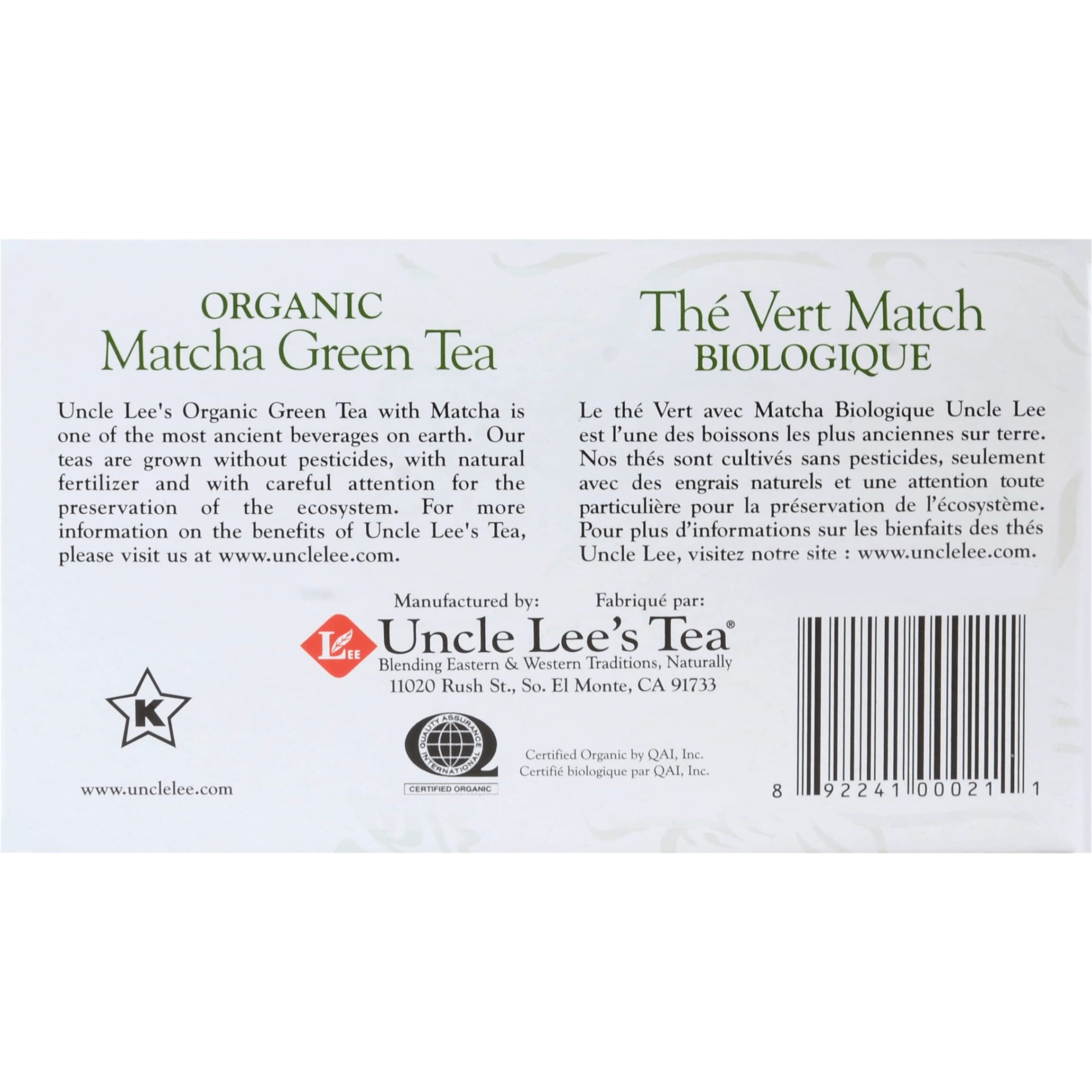 Og2 Ul Matcha Green Tea ( 6 X 40 Bag  )