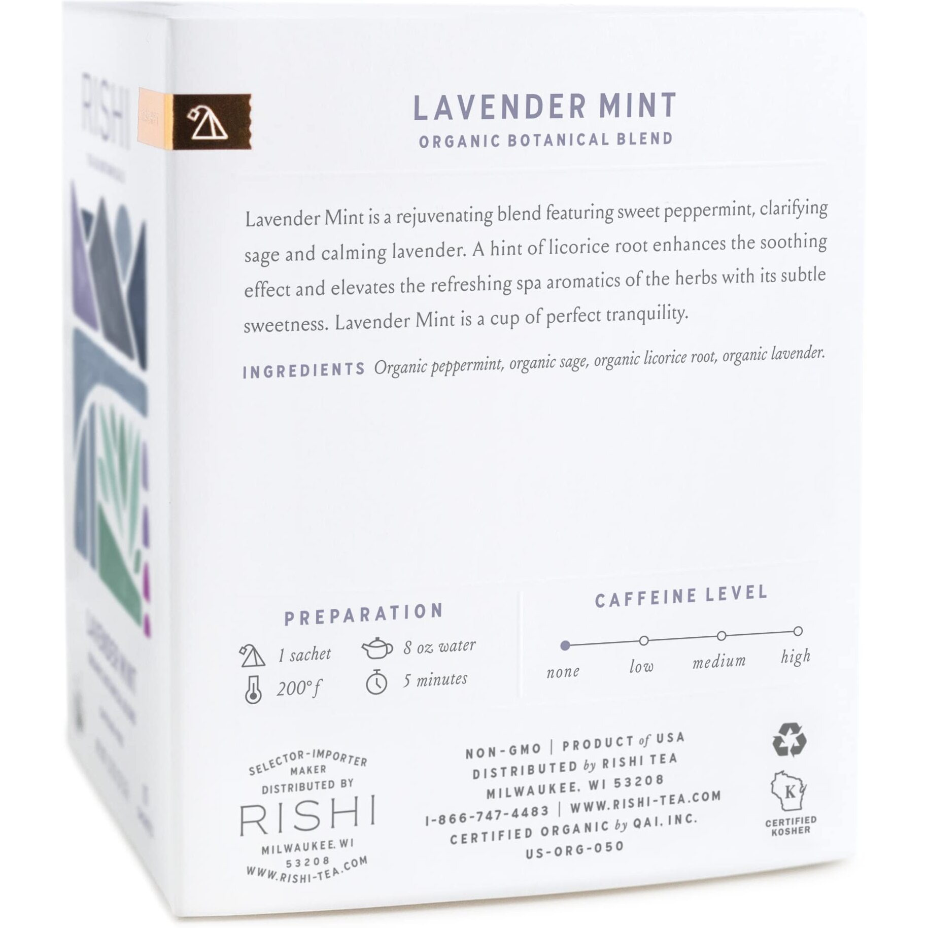 Og2 Rishi Lavndr Mint ( 6 X 15 Bag  )