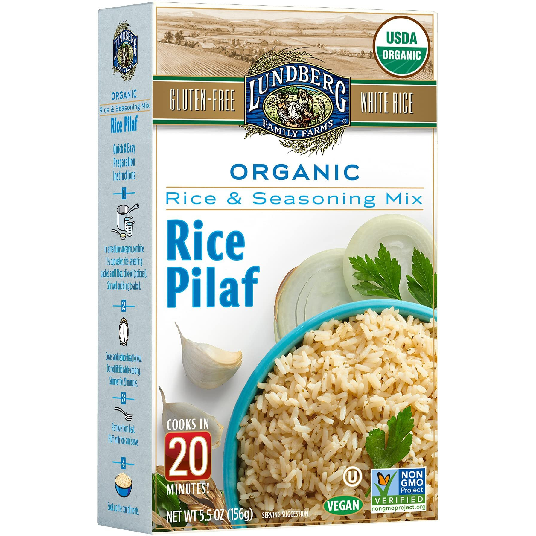 Lundberg Rice Wht Pilaf Entree 5.5 Oz
