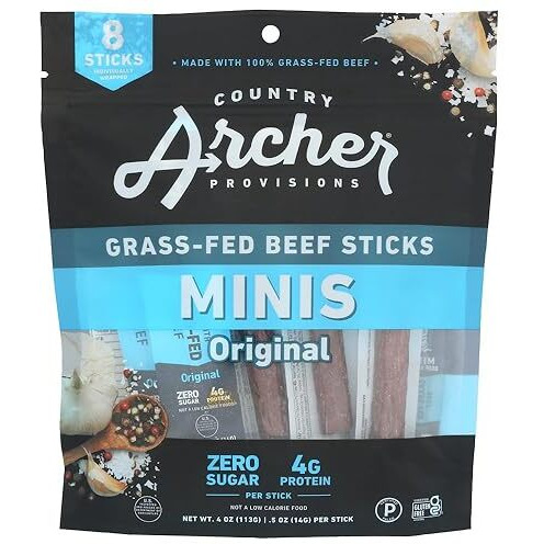 Country Archer Original Mini Beef Sticks, 4 Oz