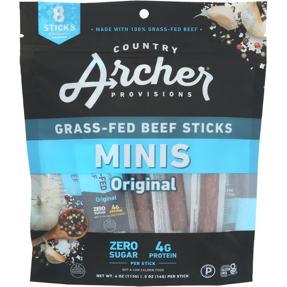 Country Archer Original Mini Beef Sticks, 4 Oz