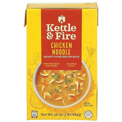 Kettle And Fire Soup Chicken Noodle 16 Oz