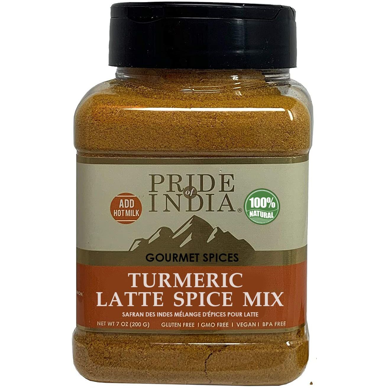Organic Turmeric Latte Spice Mixpride Of India Turmeric Latte Spice Mix Gourmet & Warm Tea Spice Blend Healthy/Gluten-Free Ideal For Lattes/Smoothies/ Golden Milk Easy To Use(D0102Hp6Buu.)
