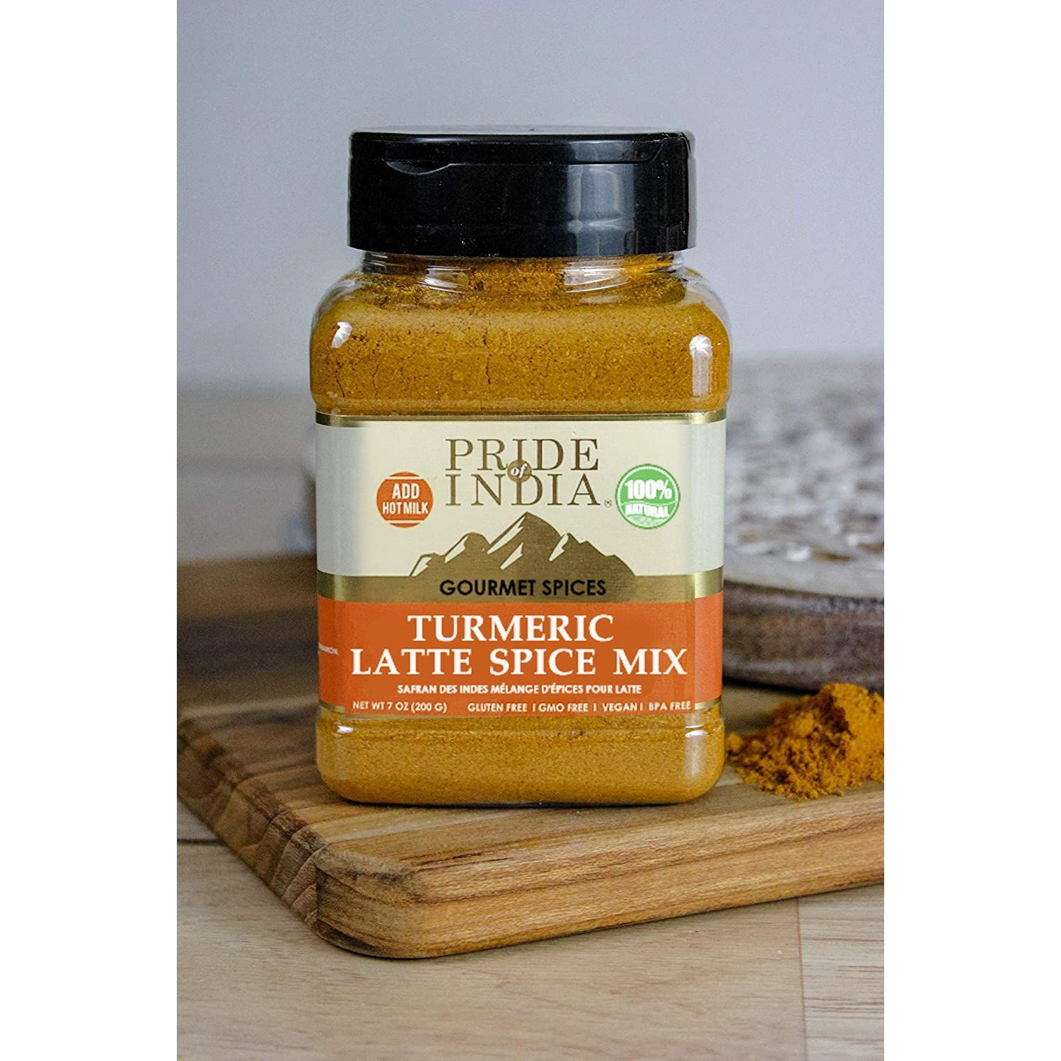 Organic Turmeric Latte Spice Mixpride Of India Turmeric Latte Spice Mix Gourmet & Warm Tea Spice Blend Healthy/Gluten-Free Ideal For Lattes/Smoothies/ Golden Milk Easy To Use(D0102Hp6Buu.)