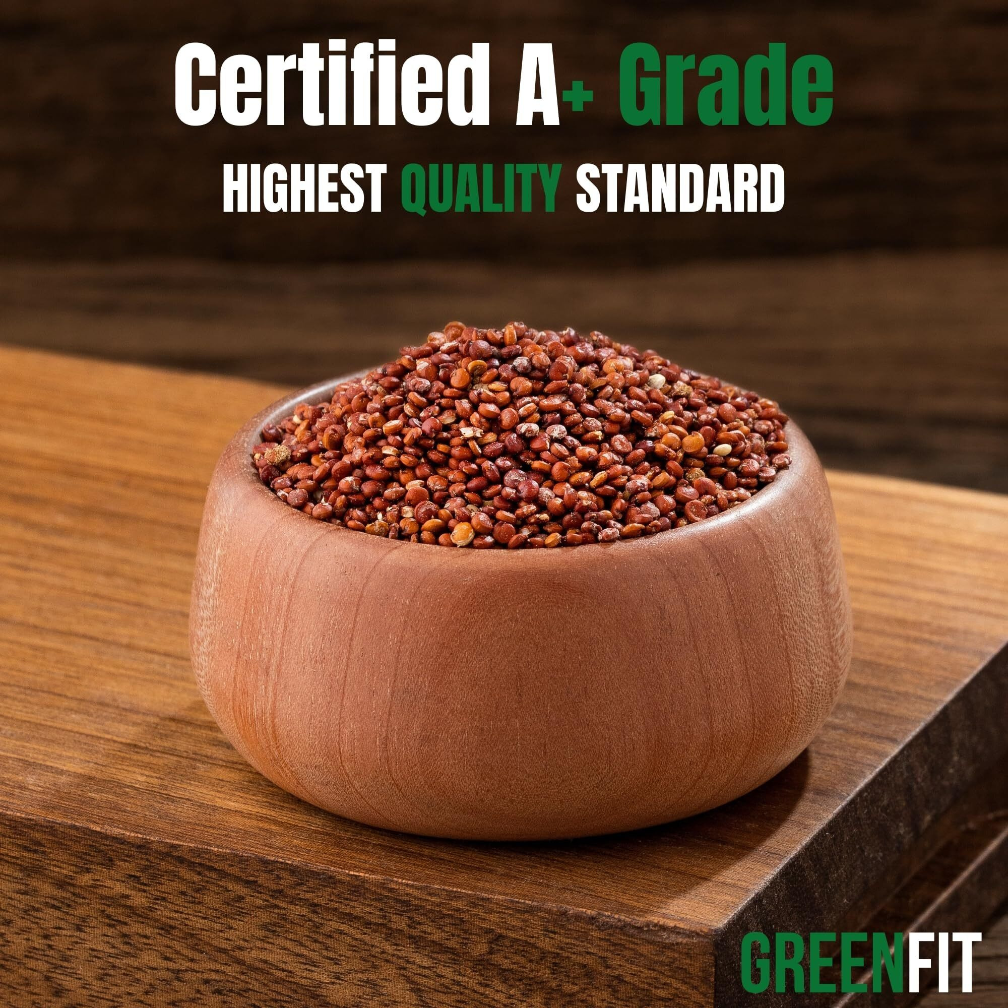 Royal Organic Red Quinoa | Oa Quinoa Now Greenfit | Non-Gmo, Gluten-Free, Vegan, And Organic | Complete Protein, High Fiber, Low-Calorie Red Quinoa | (25 Pound - Pack Of 1)
