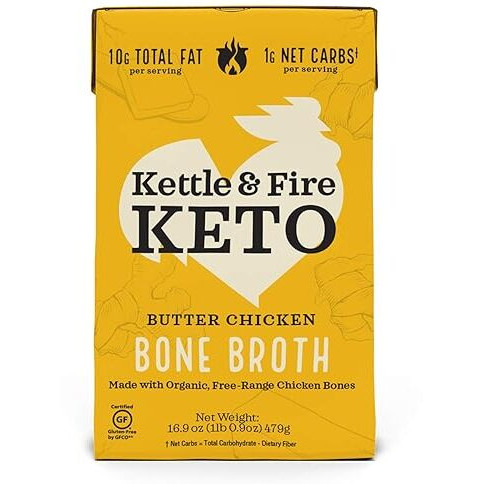 Kettle And Fire Broth Butter Chicken 16.9 Oz