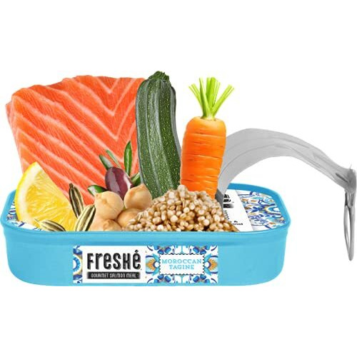 Fresh   Canned Salmon Moroccan Tagine (10 Pack) - Mediterranean Style Atlantic Salmon In Olive Oil - Sustainably Farmed Tinned Fish (4.25Oz Cans)