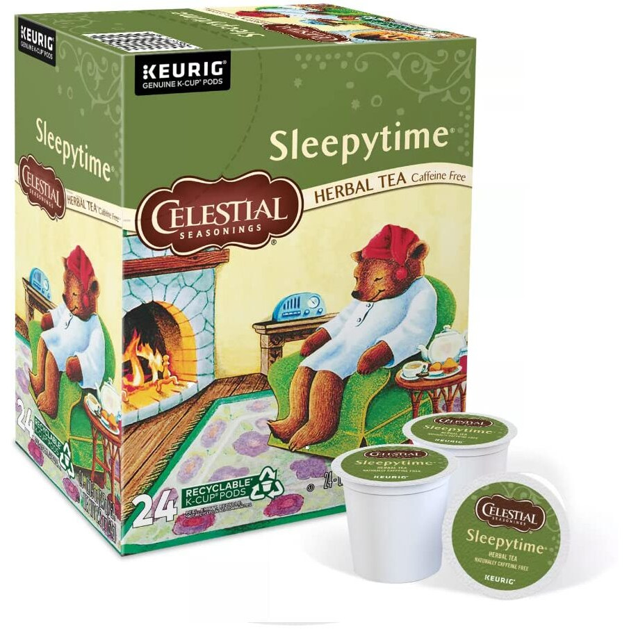 Celestial Seasonings K-Cups Sleepytime Herbal Tea, 24-Count K-Cups (Pack Of 2)