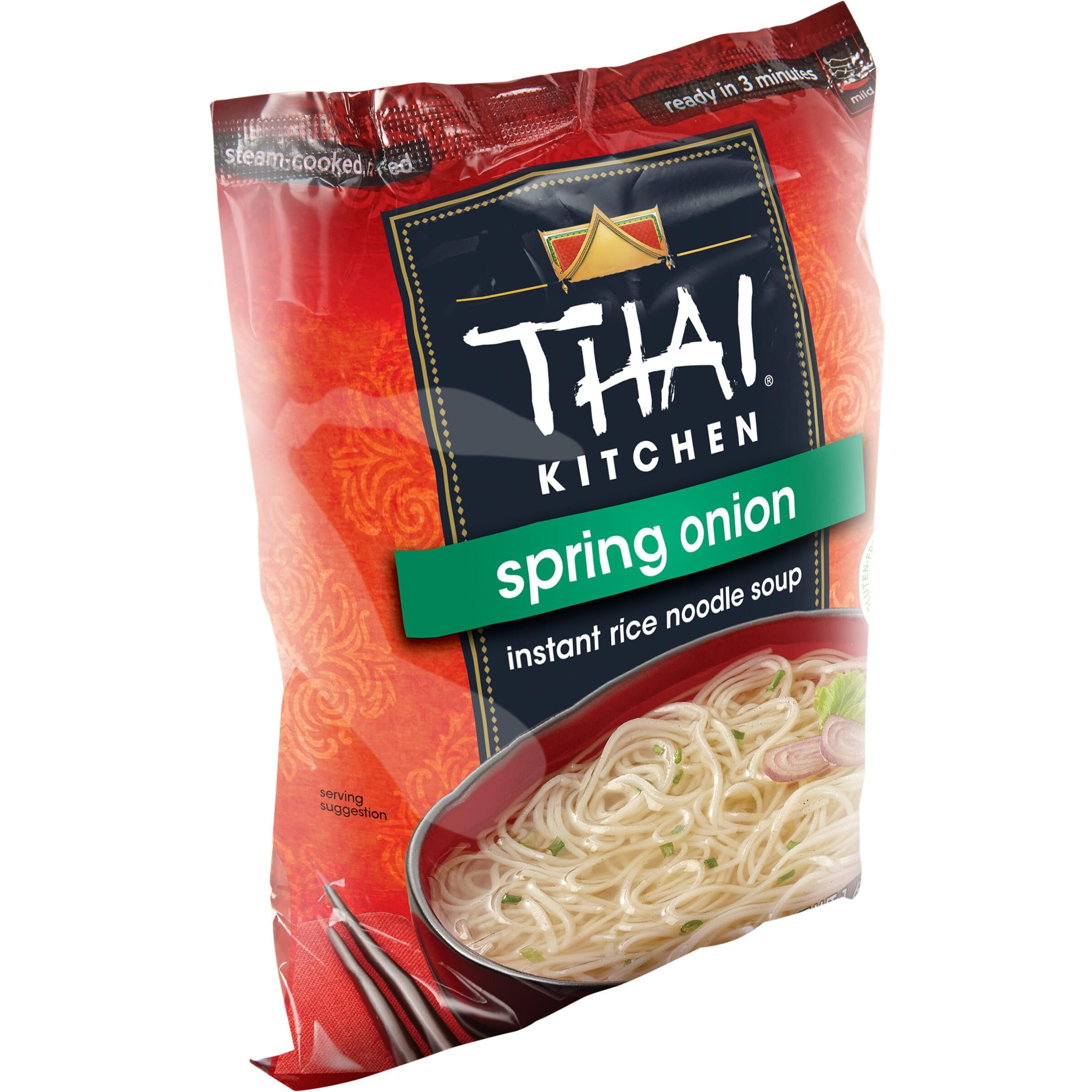 Thai Kitchen Gluten Free Spring Onion Instant Rice Noodle Soup, 1.6 Oz (Pack Of 12)