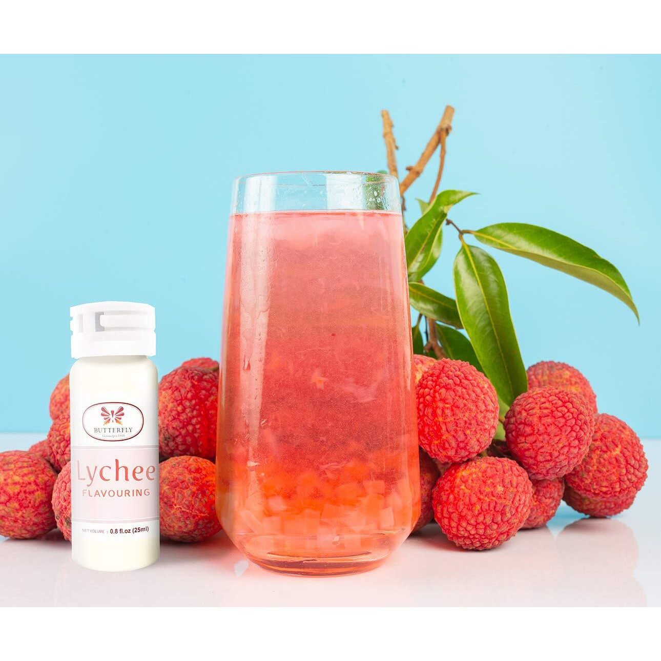 Butterfly Flavoring Extract Paste, 25 Ml (Lychee, Pack Of 6)