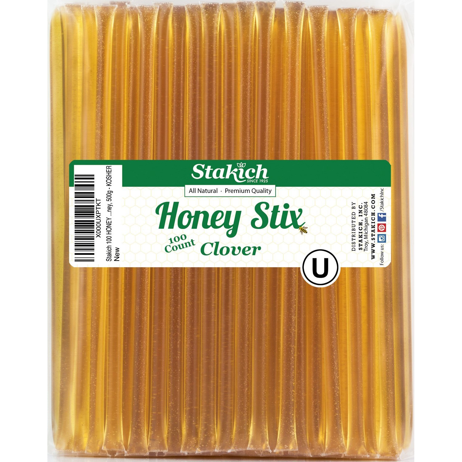 Stakich Clover Honey Stix (100 Count)
