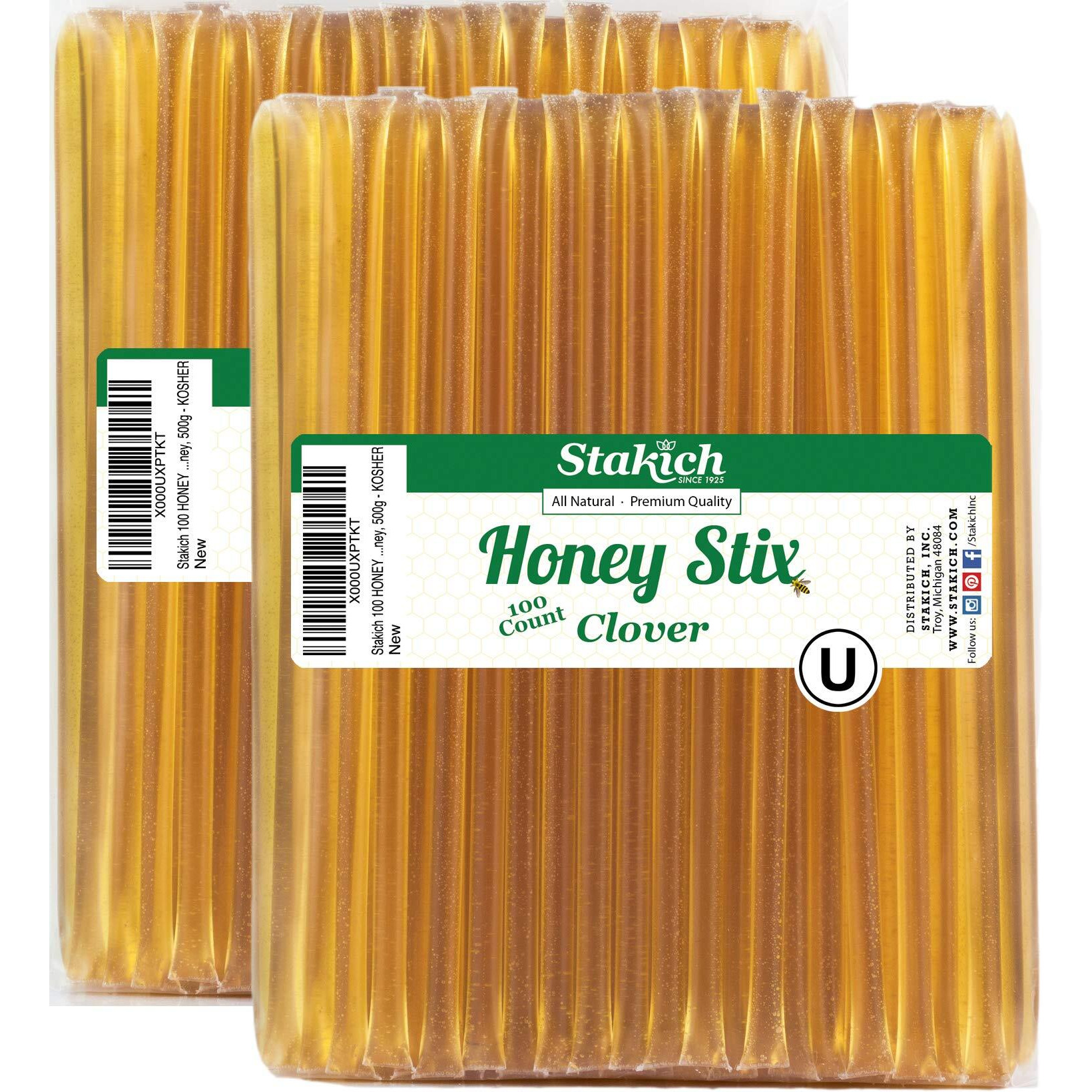 Stakich Clover Honey Stix (100) (200 Count)