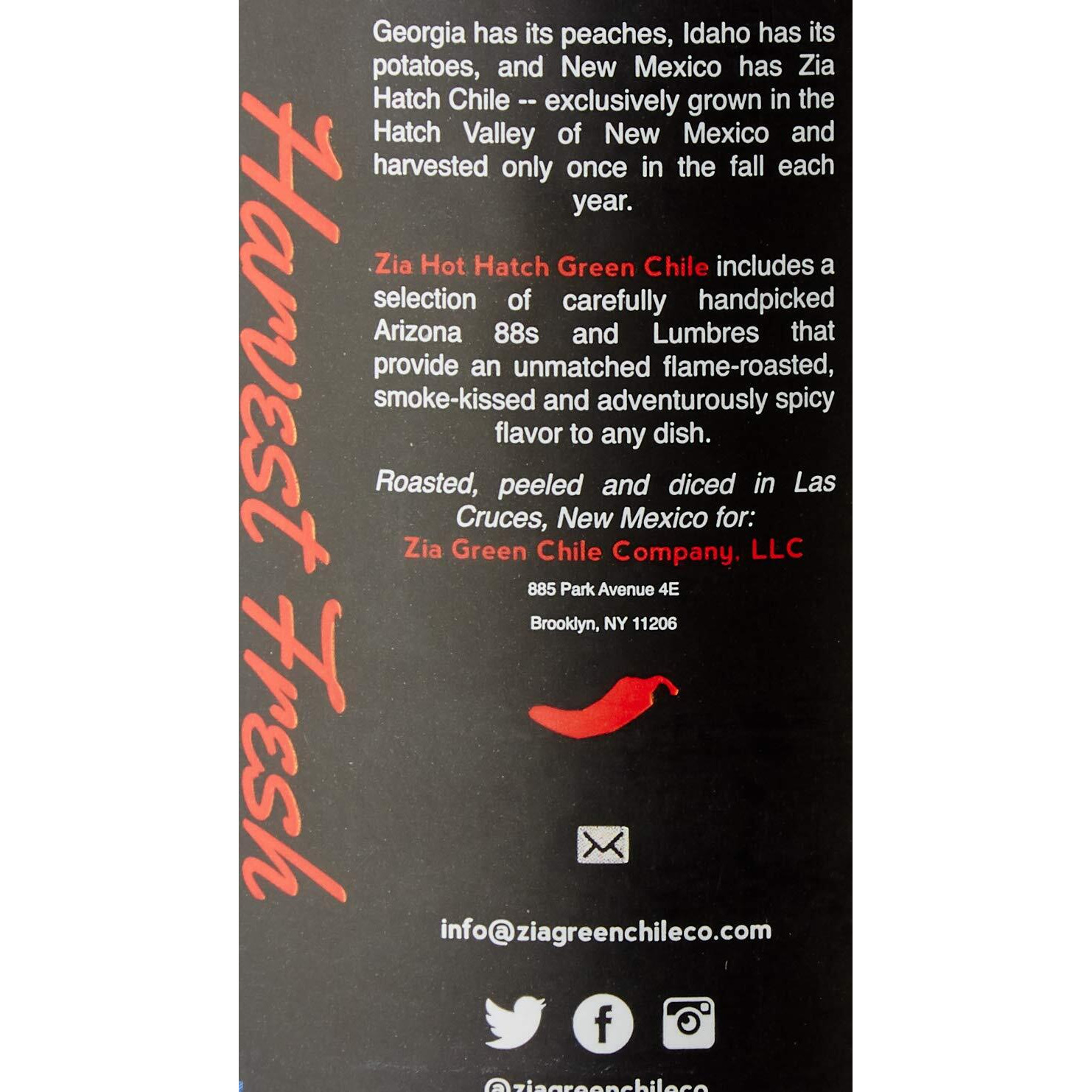 Original New Mexico Hatch Green Chile By Zia Green Chile Company - Delicious Flame-Roasted, Peeled & Diced Southwestern Certified Green Peppers For Salsas, Stews & More, Vegan & Gluten-Free - 16Oz