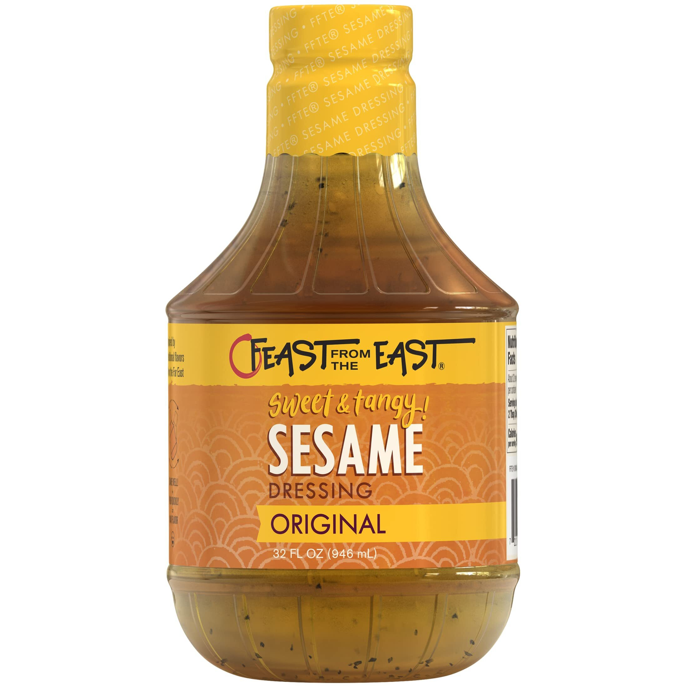 Feast From The East Sesame Dressing | Original, 32 Fl Oz (Pack Of 6)