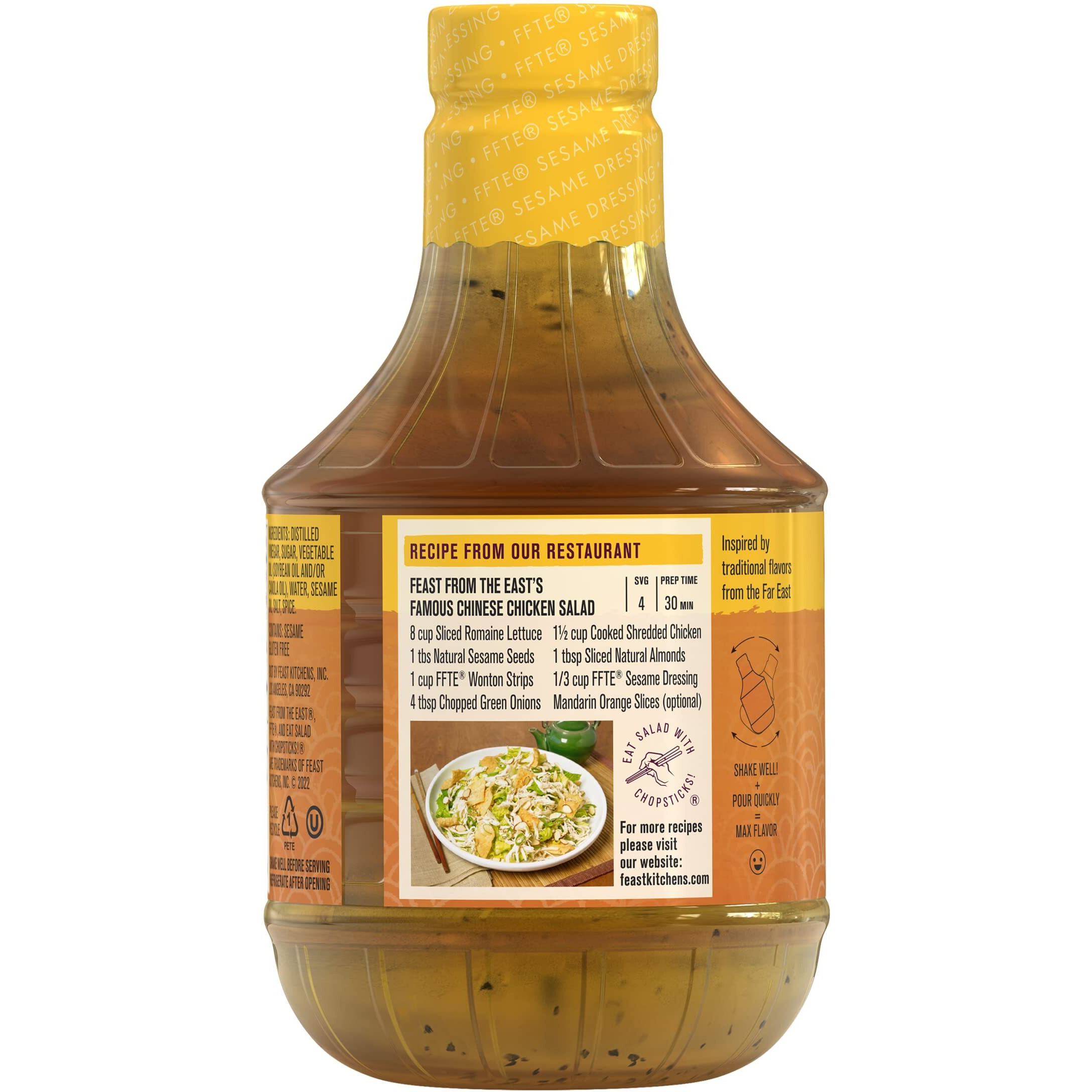 Feast From The East Sesame Dressing | Original, 32 Fl Oz (Pack Of 6)