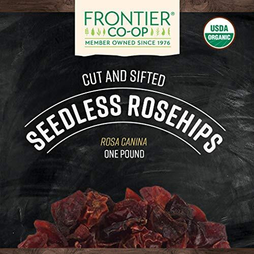 Frontier Co-Op Organic Seedless Rosehips, 3Lb Bulk Bag | 100% Natural Dried Rose Hips For Rosehip Tea Organic, Rosehip Powder, Rosehip Oil & More