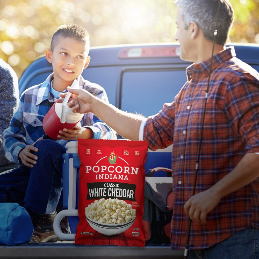 Popcorn Indiana Classic White Cheddar, 2.1 Oz (Pack Of 6)