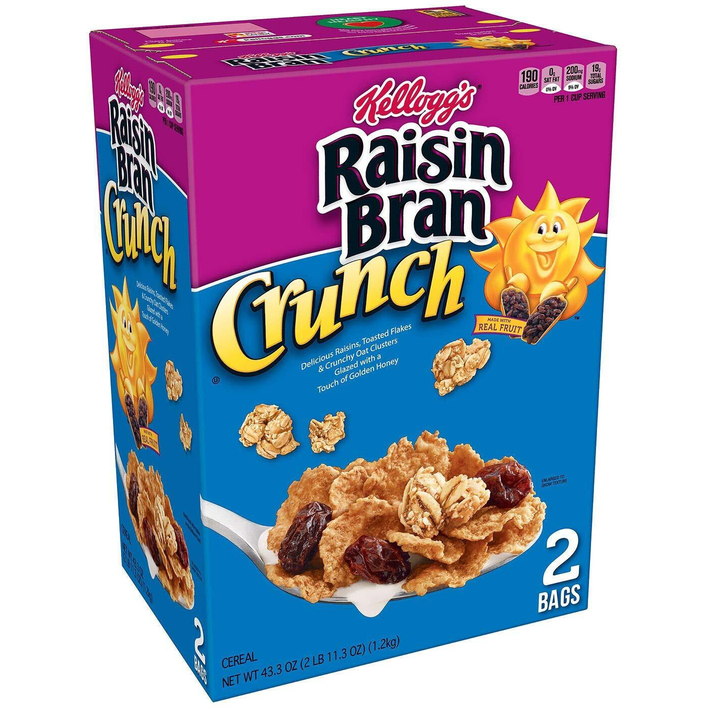 Kellogg's Raisin Bran Crunch - 42 Oz.