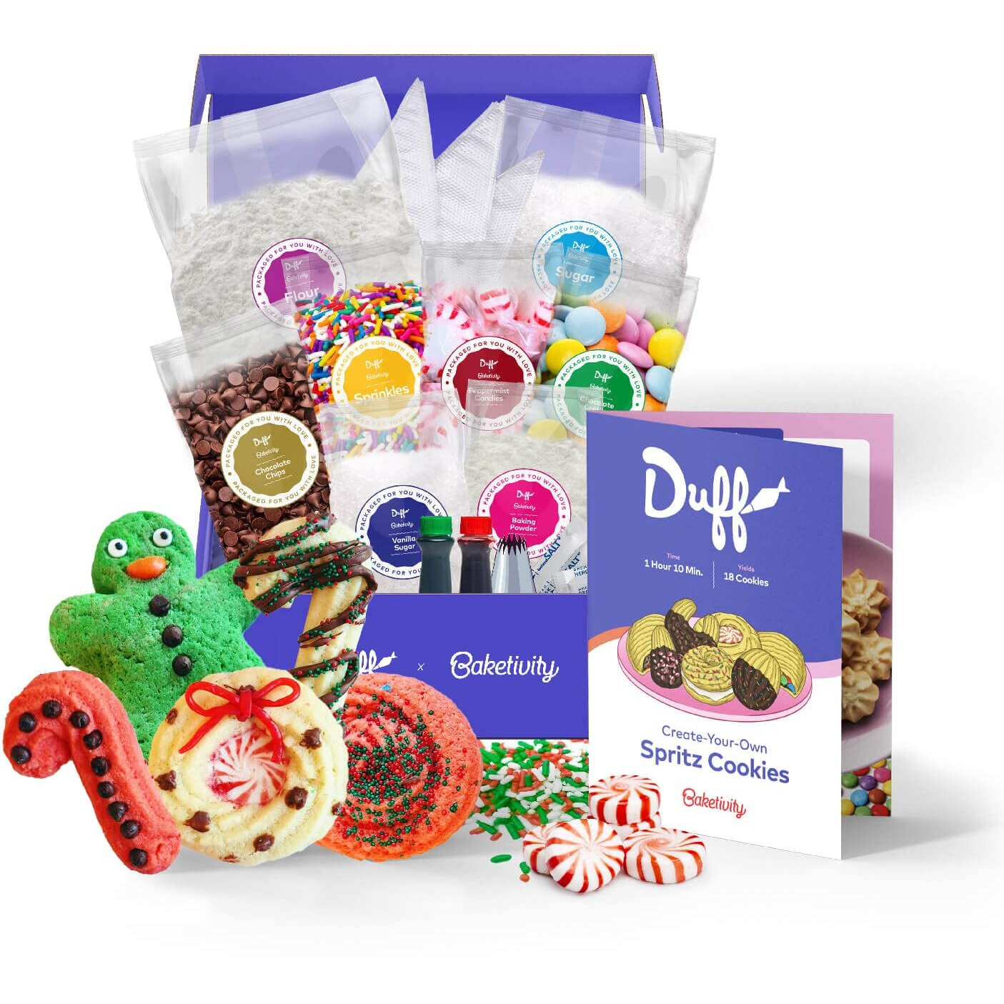 Duff Goldman Diy Kids Baking Kit By Baketivity (Spritz Cookies)