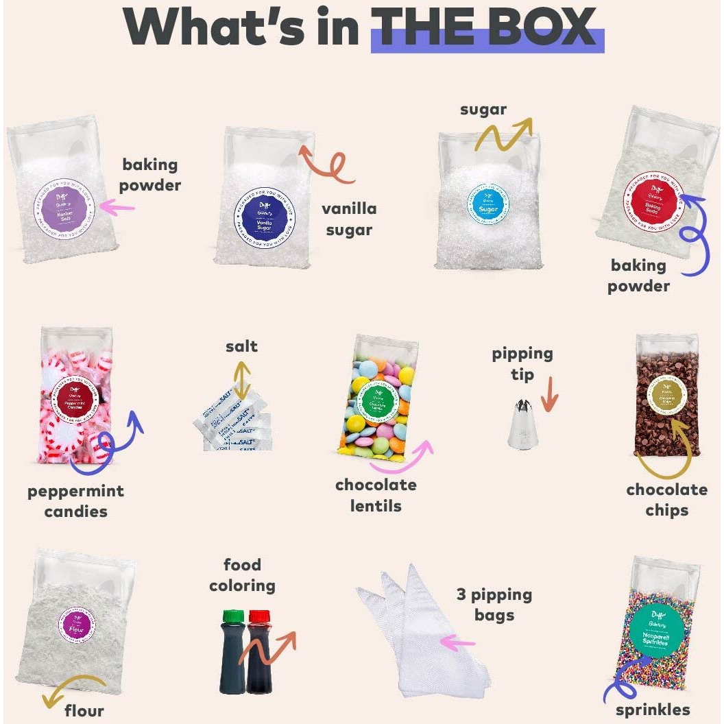 Duff Goldman Diy Kids Baking Kit By Baketivity (Spritz Cookies)