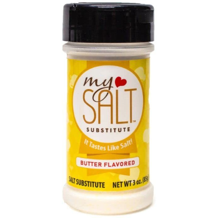 Mysalt Butter Flavored Salt Substitute - 100% Salt Free - Sprinkle On Potatoes, Fresh Corn & Vegetables