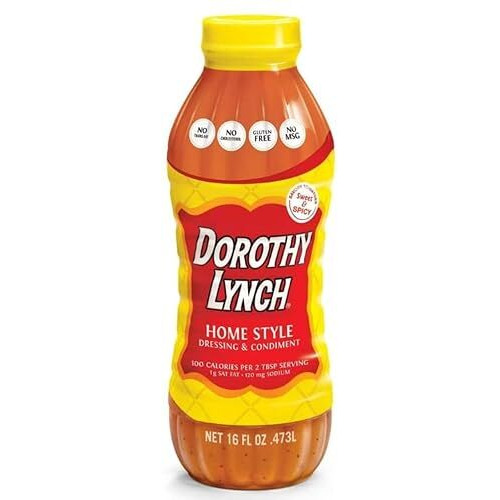 Dorothy Lynch Home Style Dressing | 4 Pack Of 16 Oz Bottles | Sweet & Spicy | Thick & Creamy | Salads, Dips, Sauces & Marinades | French Style Condiment | Tangy | Gluten Free | No Trans Fat | Usa Made