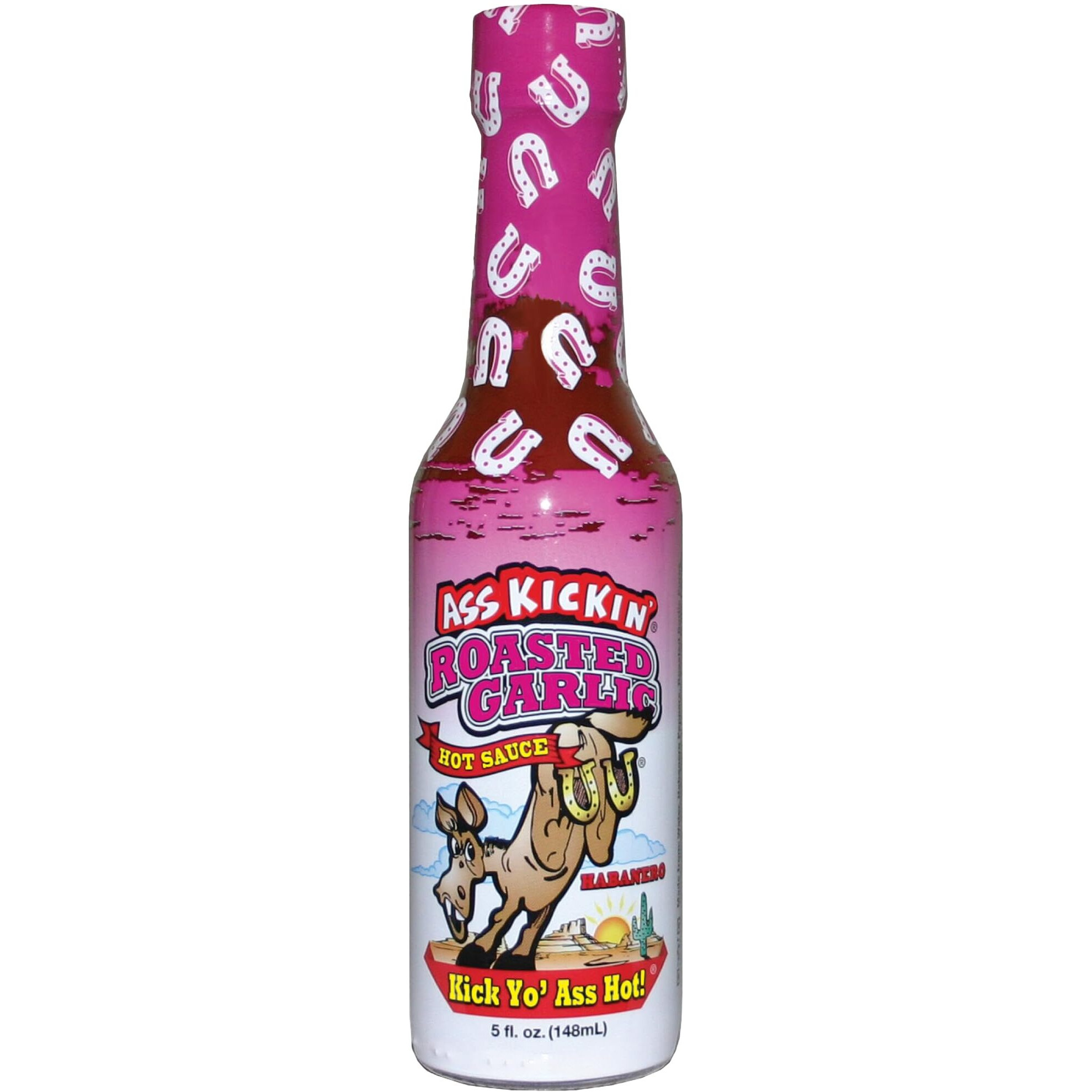 Kickin ' Roasted Garlic Hot Sauce - 5 Oz - Try If You Dare - Perfect Gourmet Gift For The Hot Sauce Fan