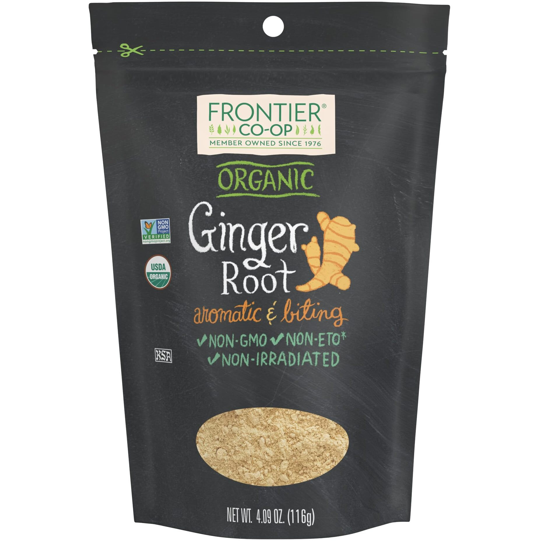 Frontier Co-Op Organic Ground Ginger Root 4.09Oz
