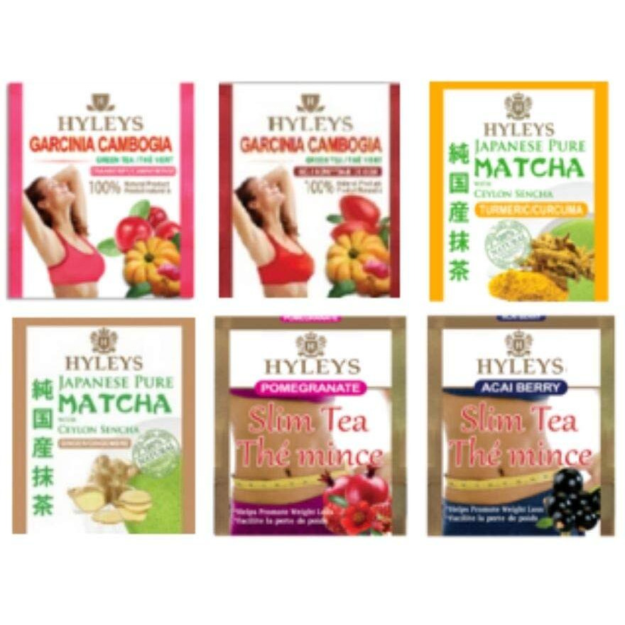 Hyleys 14 Day Weight Loss Tea - 42 Tea Bags - Garcinia Cambogia, Matcha Green Tea, Senna & Natural Flavors - Supports Weight Loss, Digestion & Metabolism