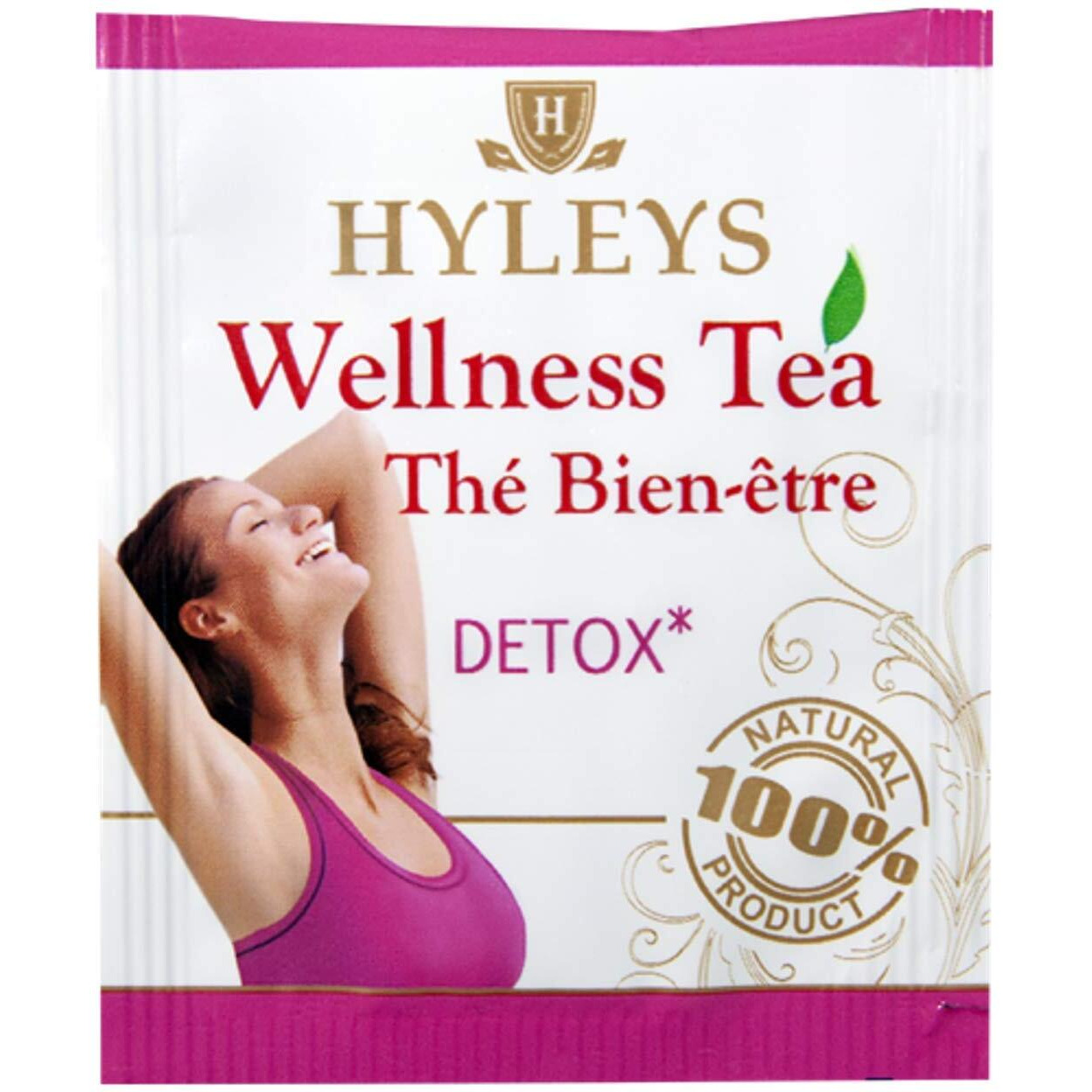 Hyleys Detox Tea For Cleanse - Black Tea With Ginger, Honey & Cinnamon - 25 Tea Bags (1 Pack) - Supports Digestion, Detox & Bloating Relief (12 Pack - 300 Tea Bags Total)