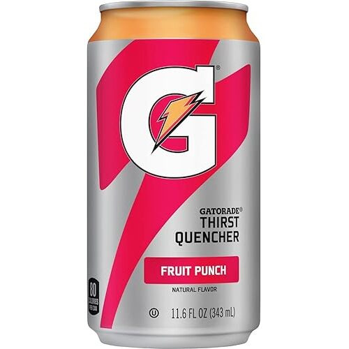 Gatorade Thirst Quencher, Fruit Punch, 11.6 Fl Oz (Pack Of 24)