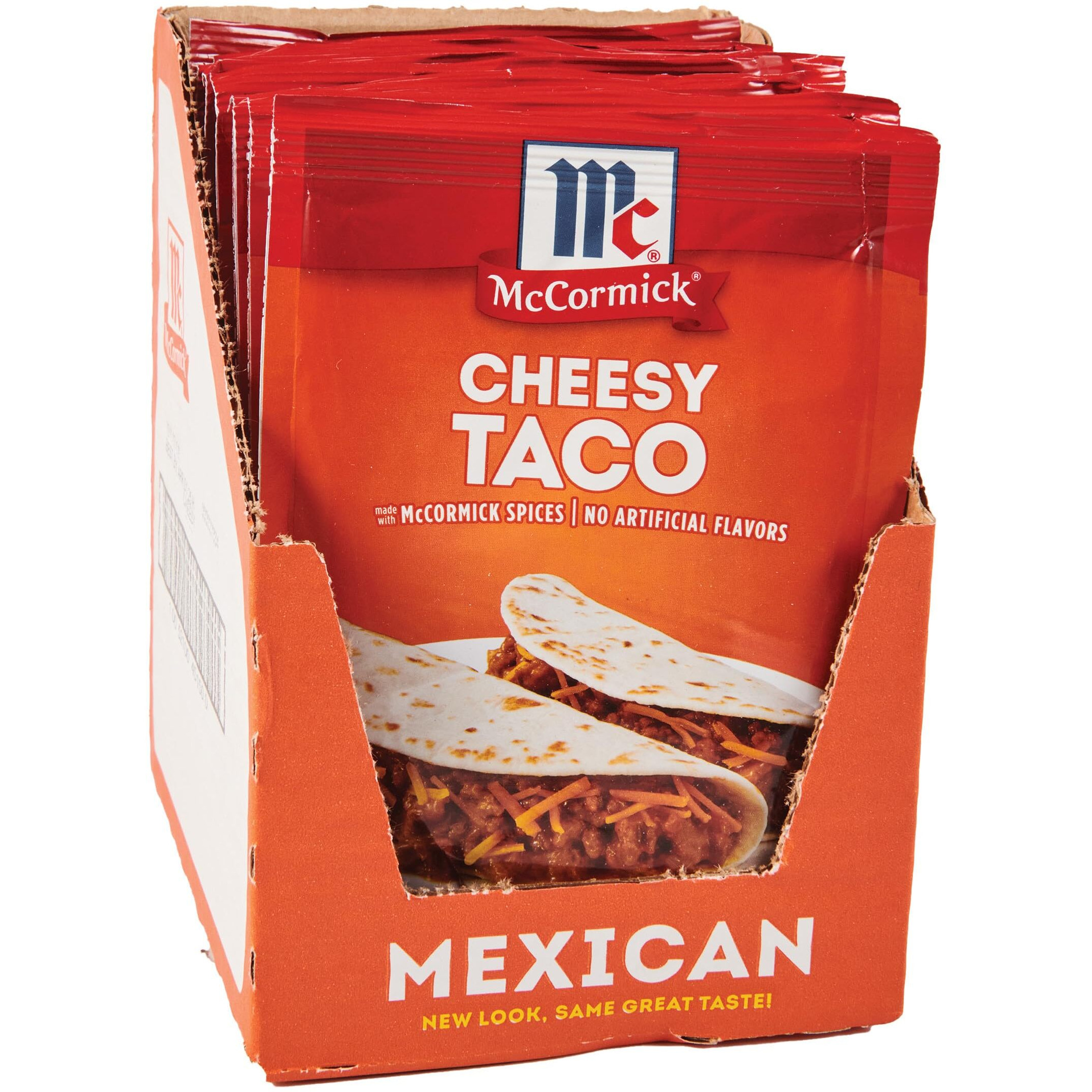 Mccormick Cheesy Taco Seasoning Mix, 1.12 Oz (Pack Of 12)