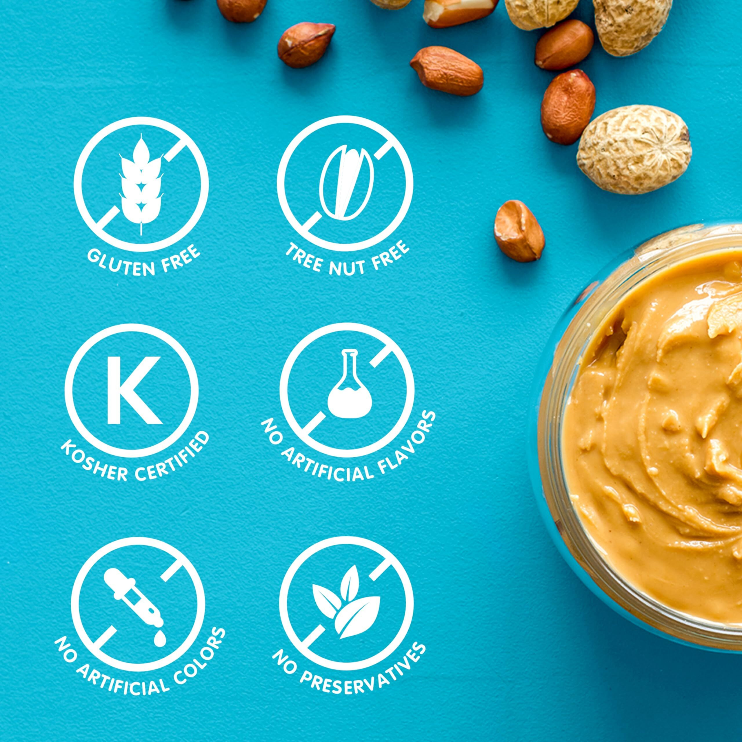 Skippy Natural Creamy Reduced Sugar And Sodium Peanut Butter, 15 Ounce (Pack Of 12)