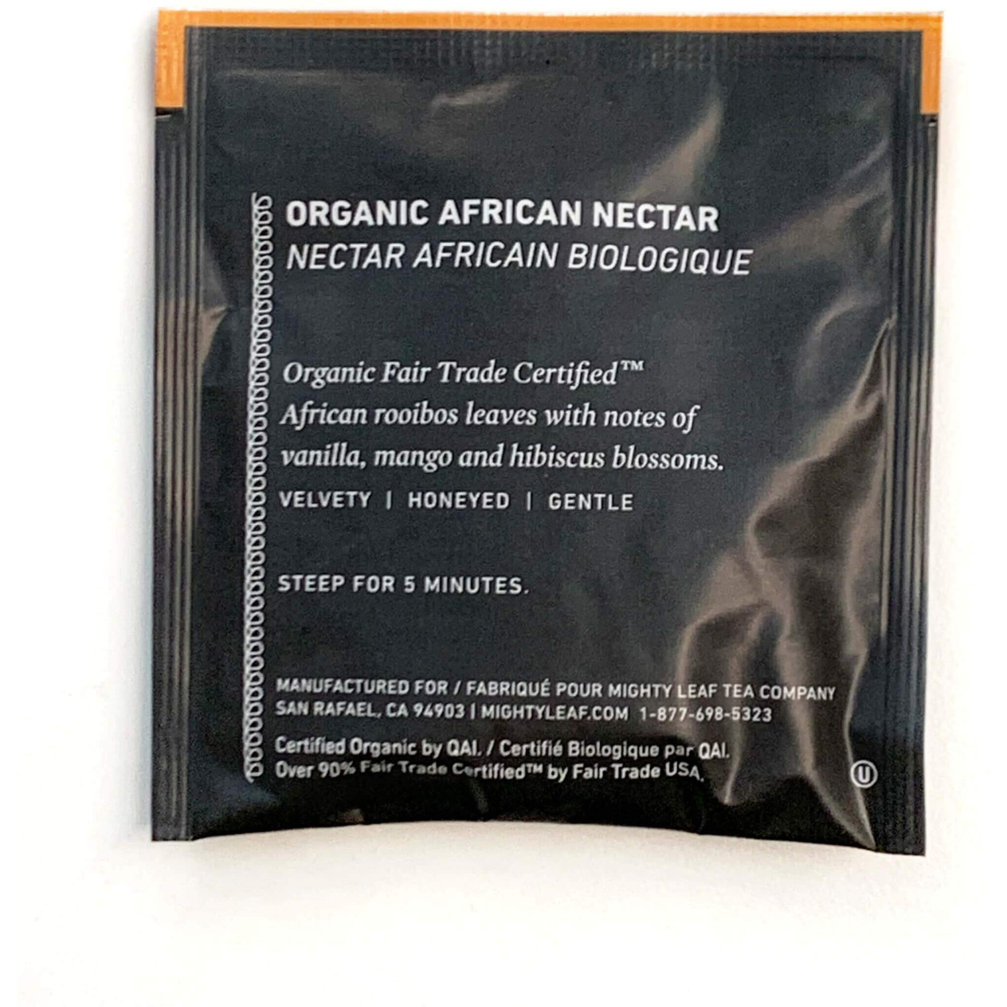 Mighty Leaf Organic African Nectar Tea, 100 Tea Pouches