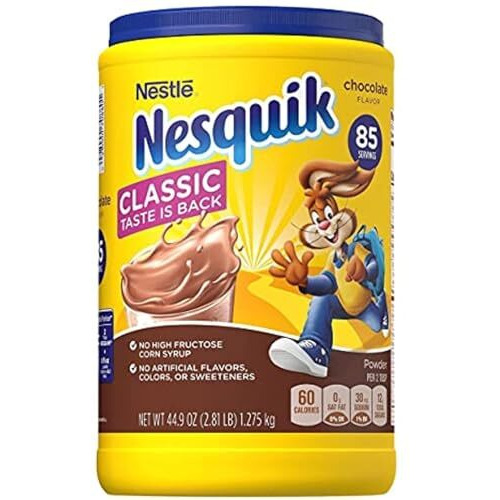 Nesquick Choclate Powder 44.9Oz (2.81Lbs)