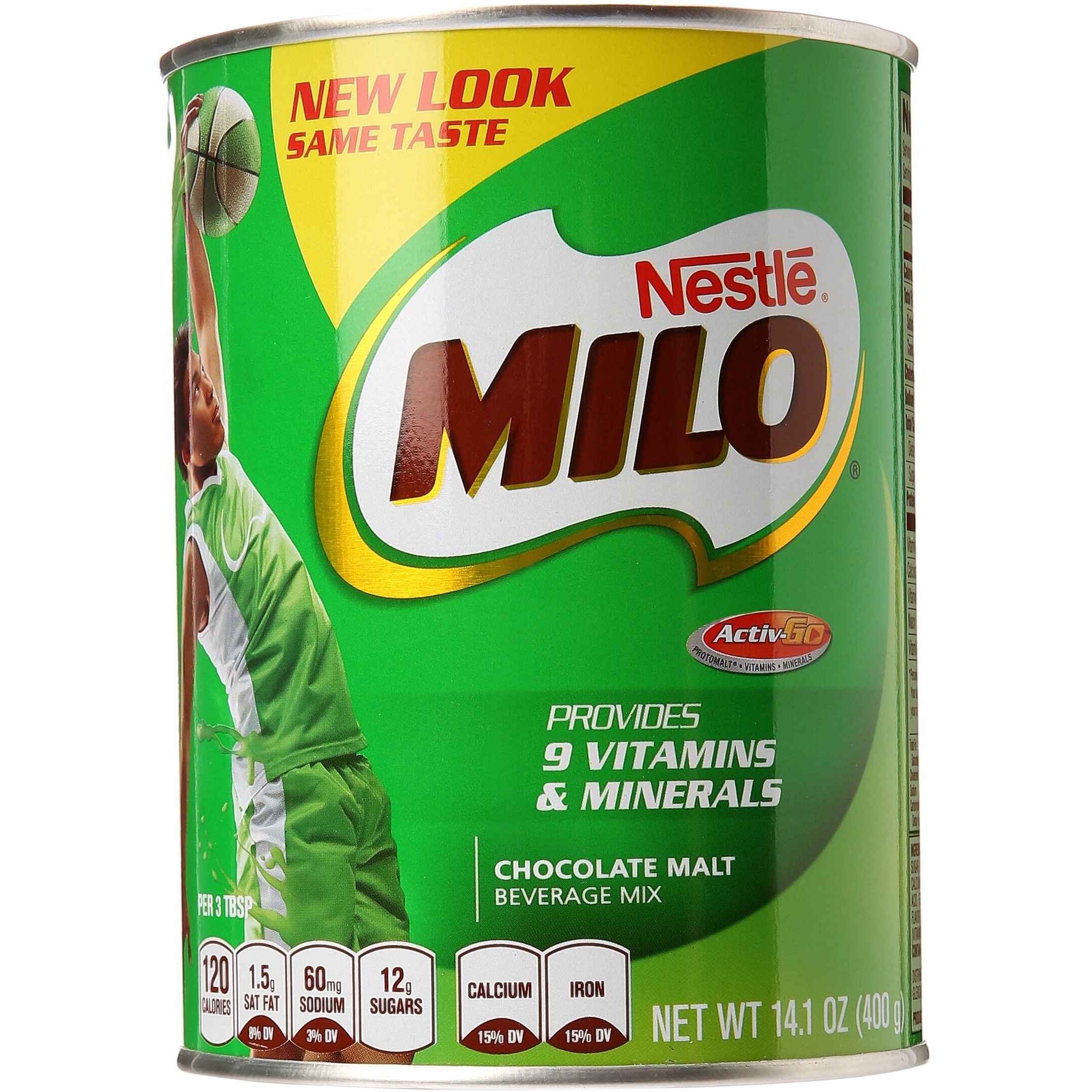 Nestle Milo Malt Beverage Mix, Chocolate, 14.1 -Ounce
