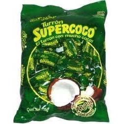 Super Turron Supercoco All Natural Coconut Candy 50 Count By Supercoco