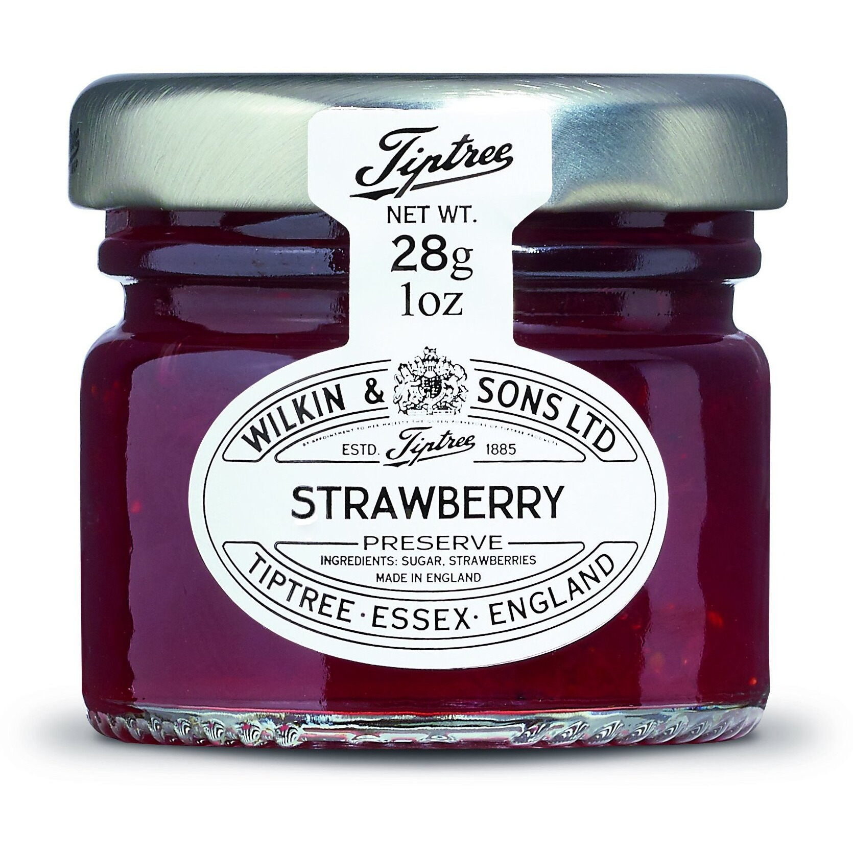 Tiptree Strawberry Preserve Minis, 1 Ounce (Pack Of 72)