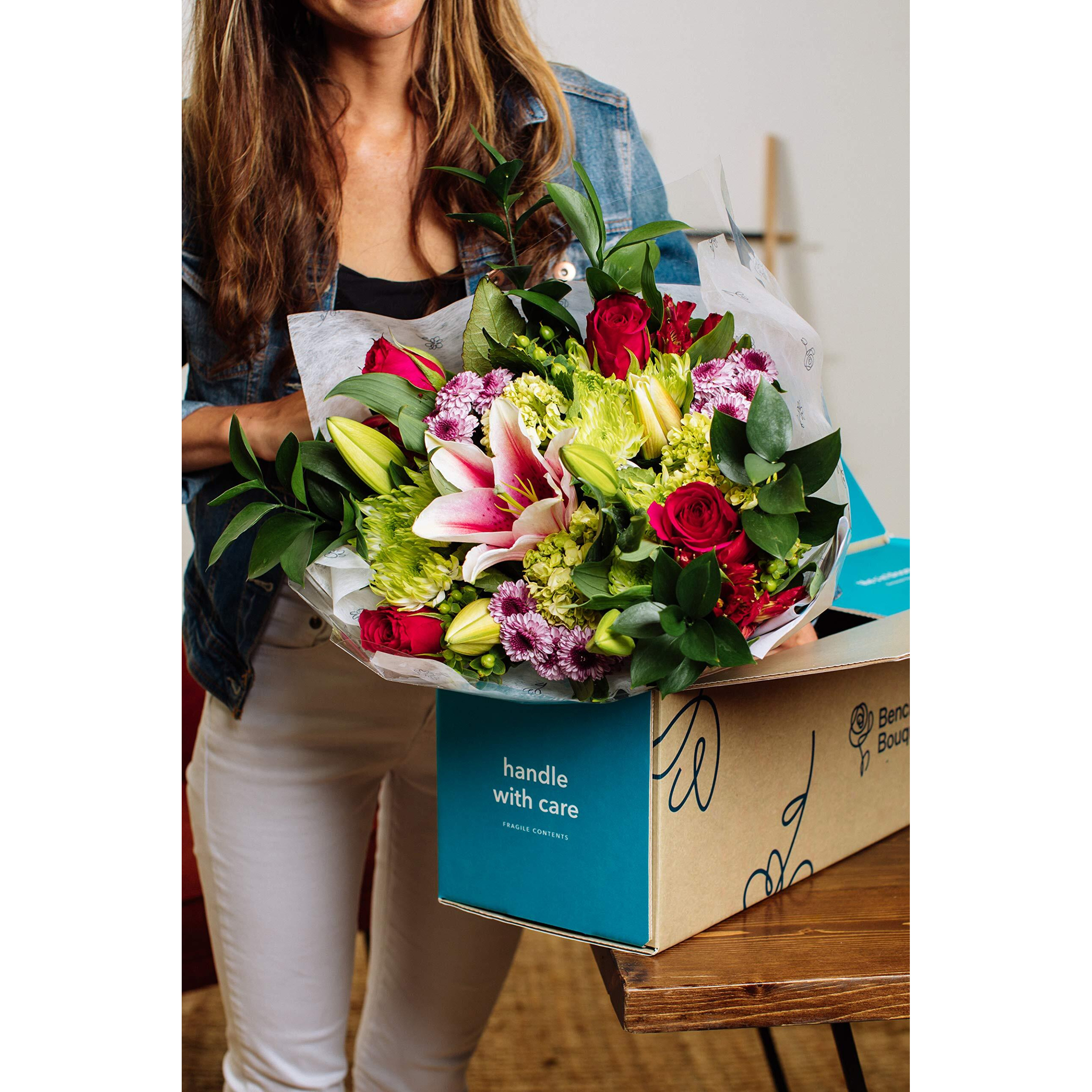 Benchmark Bouquets Blissful Blossoms Pink, With Vase (Fresh Cut Flowers)
