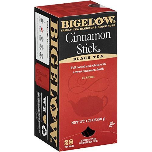 Bigelow Cinnamon Stick Black Tea Bags 28-Count Boxes (Pack Of 6) Cinnamon Flavored Black Tea Naturally & Artificially Flavored
