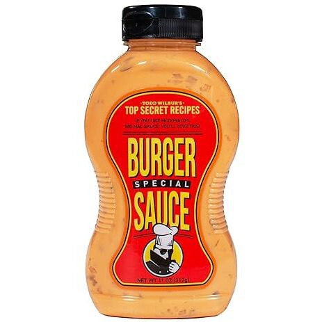 Todd Wilbur's Top Secret Recipes Special Burger Sauce (Like Big Mac Sauce) - For Burgers, Sandwiches & Wraps - Msg & Gluten-Free, 11 Oz
