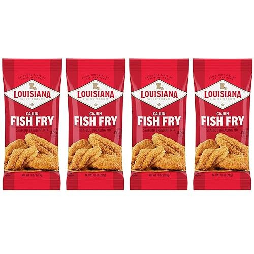 Louisiana Fish Fry Products Cajun Fry, 10 Oz (Pack Of 4)