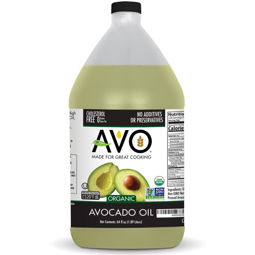 Avo Organic 100% Avocado Oil Frying, Baking, Non-Stick Saut