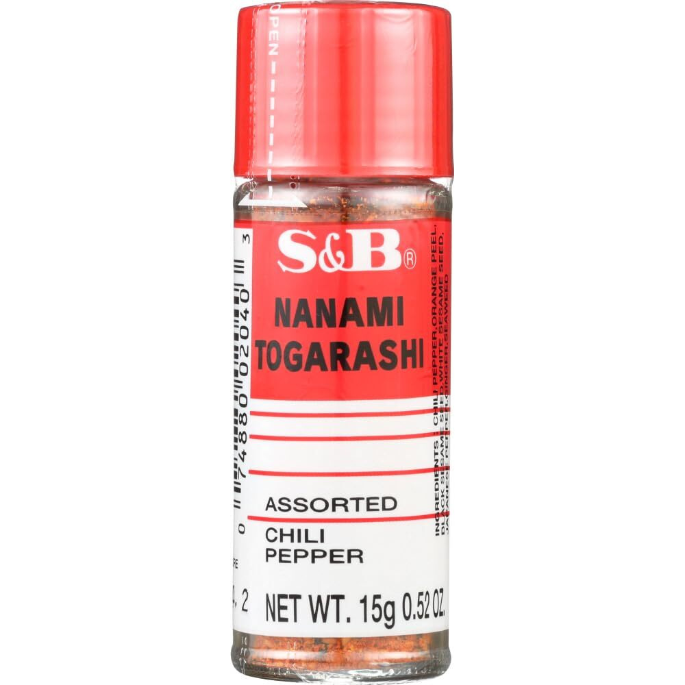 [ 2 Packs ] S&B Nanami ( Shichimi ) Togarashi Assorted Chili Pepper 0.52 Oz