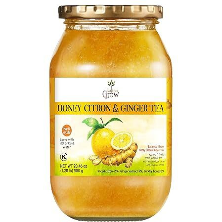 Balance Grow Honey Citron & Ginger Tea 20.46 Oz (1.28 Lbs)