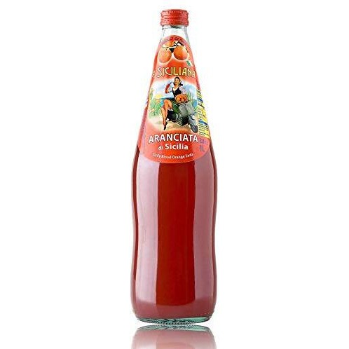 A' Siciliana Sicilian Blood Orange Soda, 33.8 Fluid Ounce